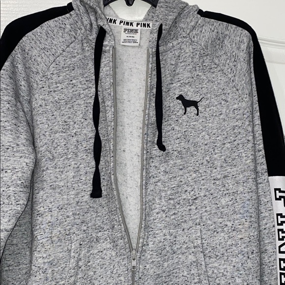 Victoria’s Secret PINK Zip Up Hoodie Sweatshirt - Picture 6 of 8